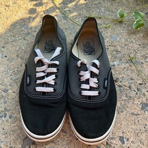 Authentic black and grey Vans
